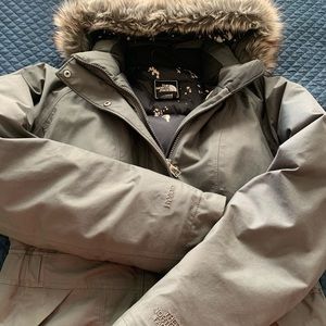 North Face Arctic Down Parka w/ Faux Fur Hood
